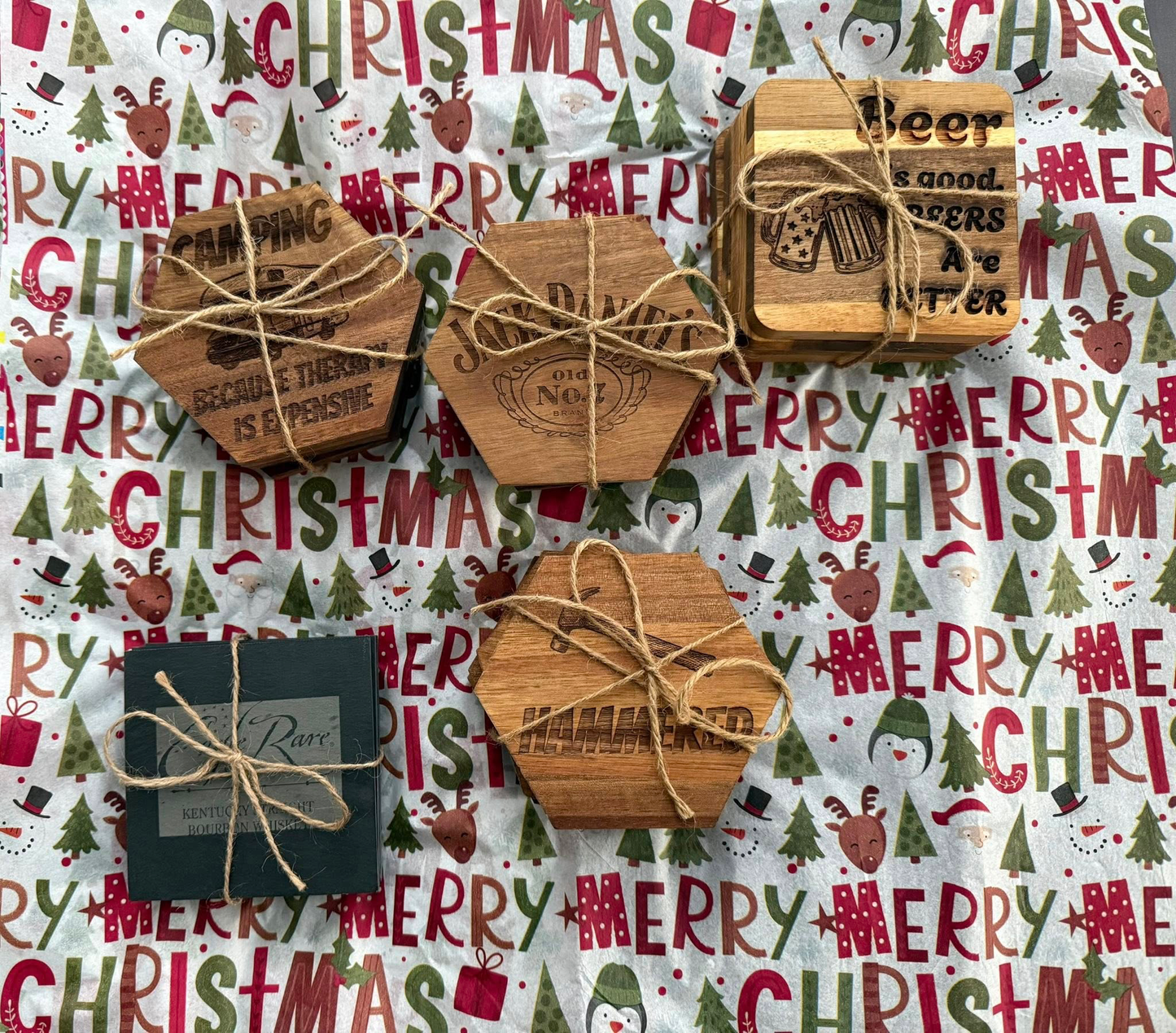 Acacia Wood Coasters