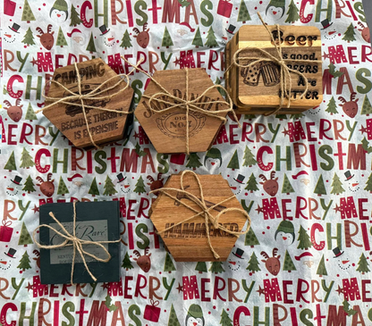 Acacia Wood Coasters