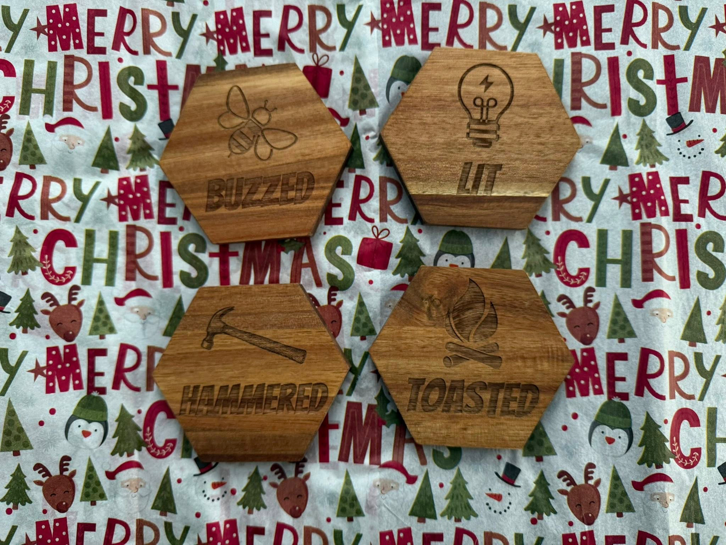 Acacia Wood Coasters