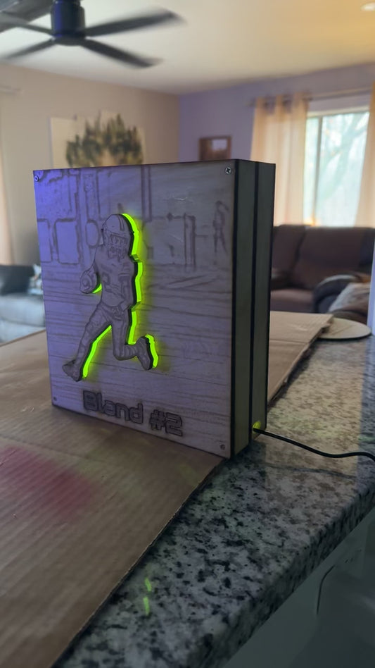 Customizable Dual Sided Desktop Sign